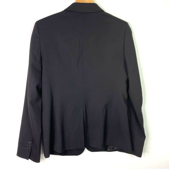 Club Monaco Black Blazer 6 Italian Tropical Wool - Picture 2 of 8